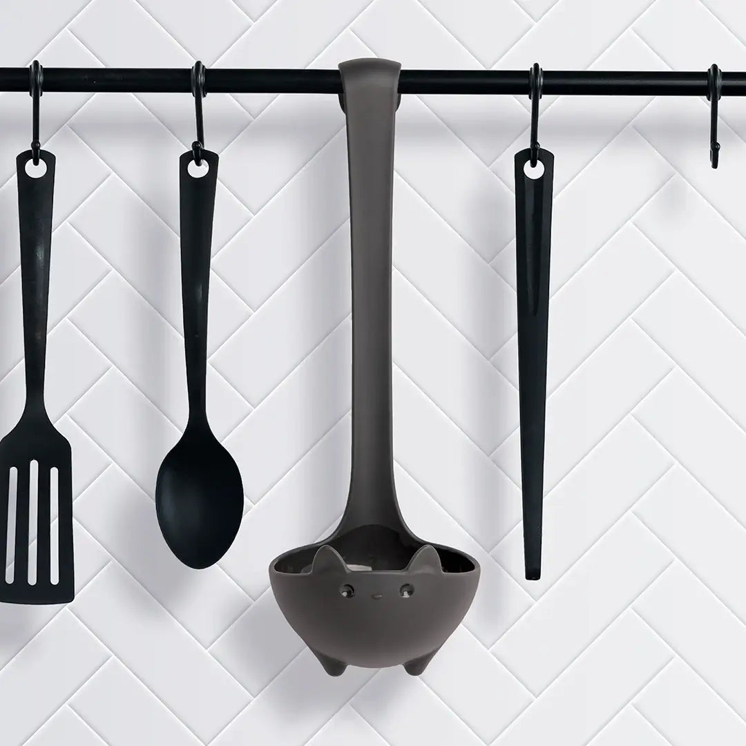 Katie Cat Ladle: Gray