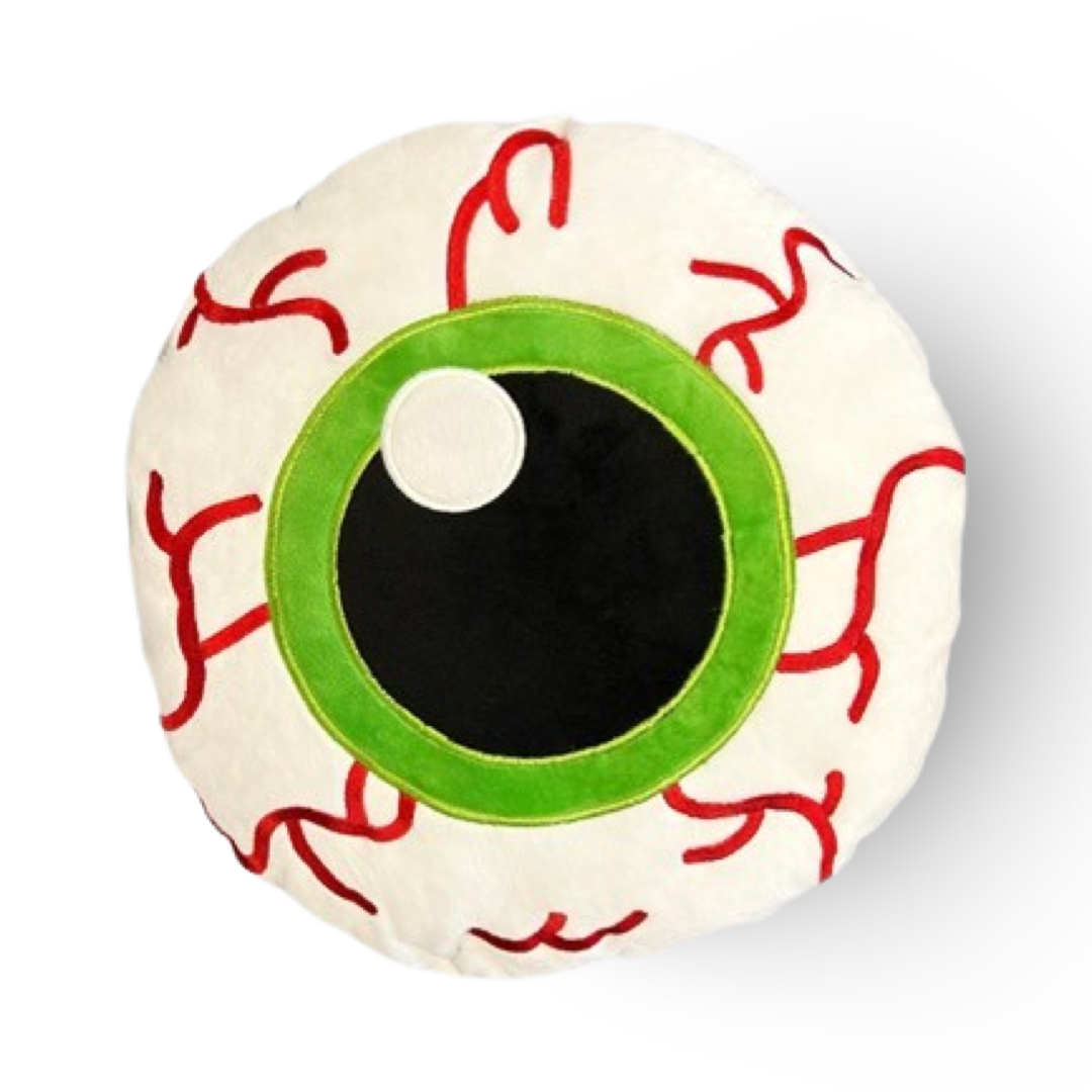 12" Eyeball Plush Pillow, Halloween Decor