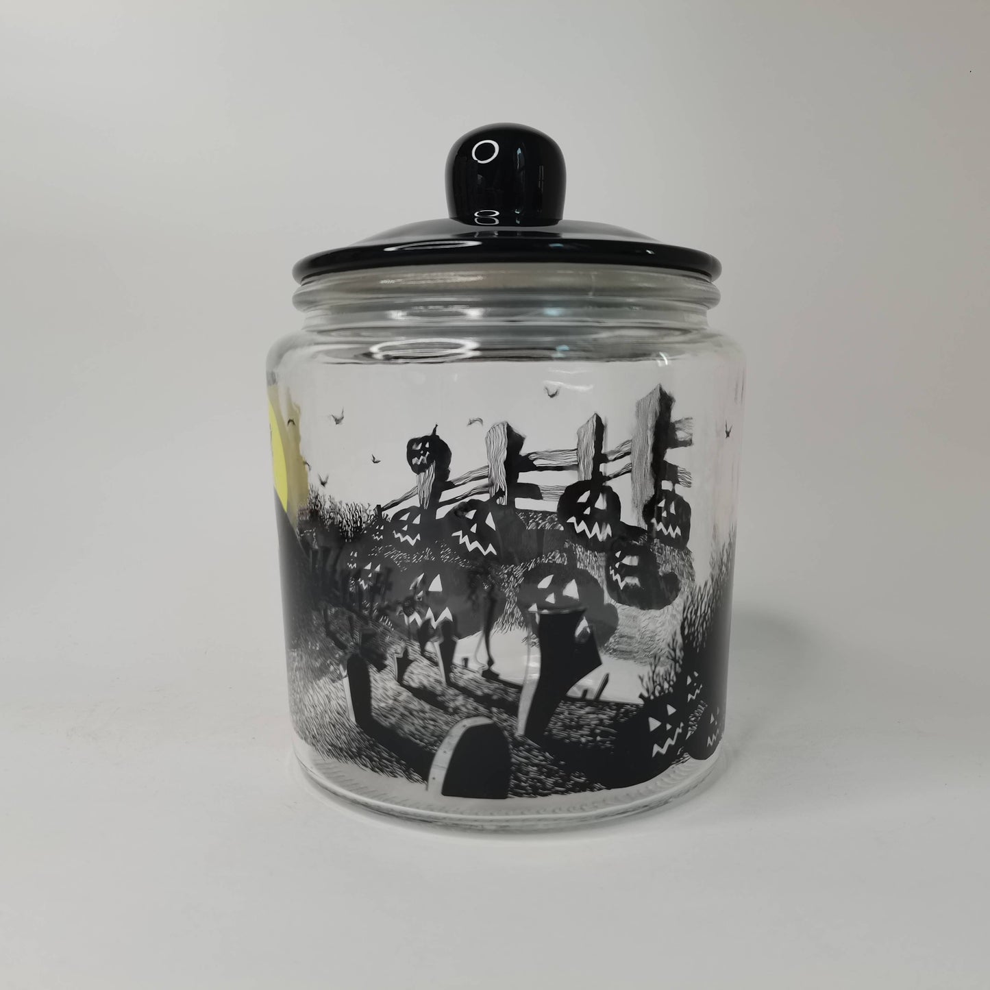 Nightmare Before Christmas Glass Snack Jar