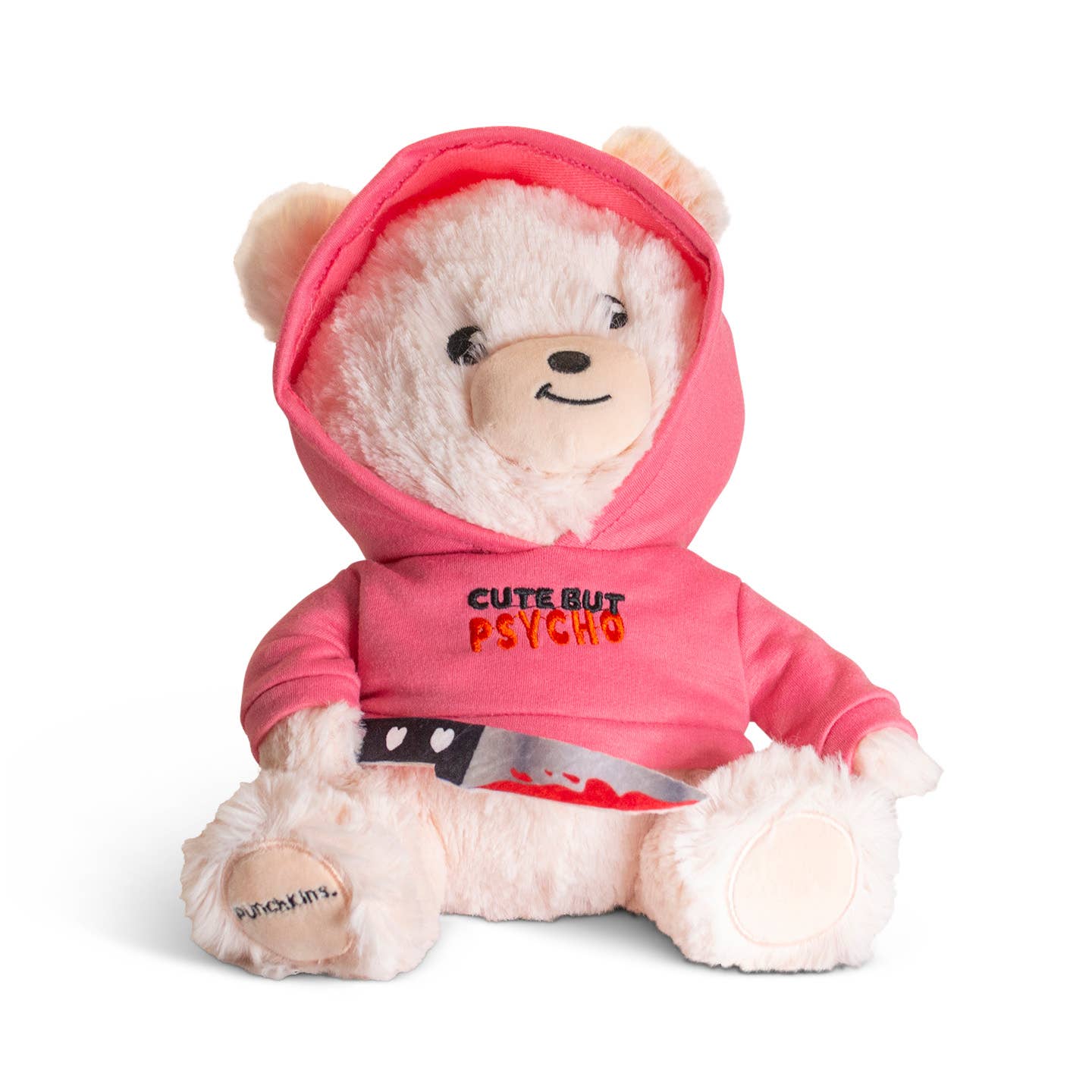 Psycho Teddy Bear Plush Cute Holiday Gift Soft Toy Funny