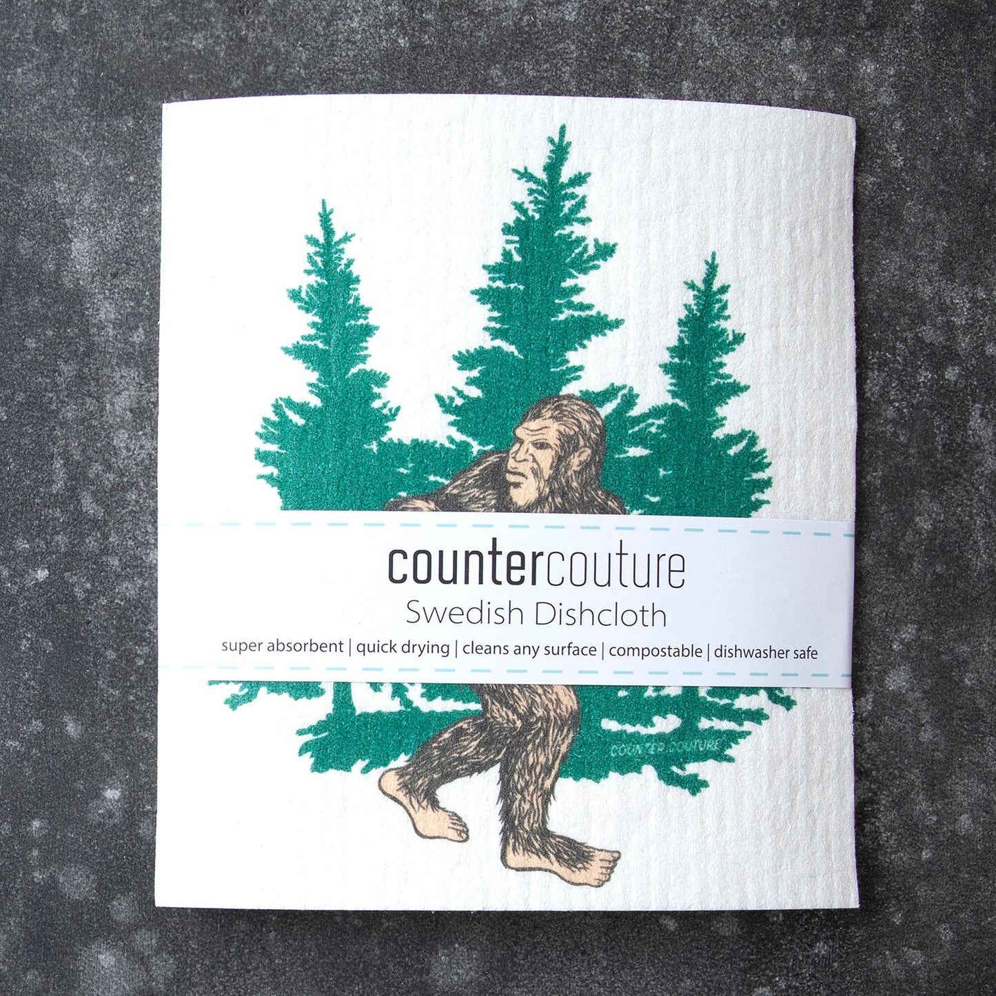 Sasquatch Swedish Dish Cloth