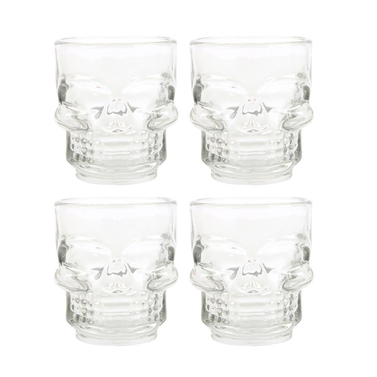 4PC Skull Shot Glass Set