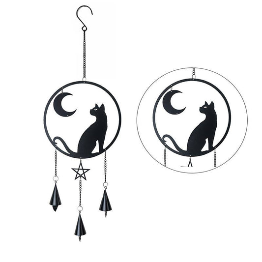 Moon Grazer Metal Hanging Outdoor Decoration