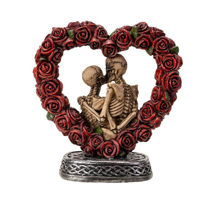 15563 Love Never Dies Couple Heart Roses