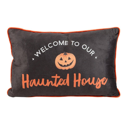 40cm Rectangular Halloween Haunted House Cushion