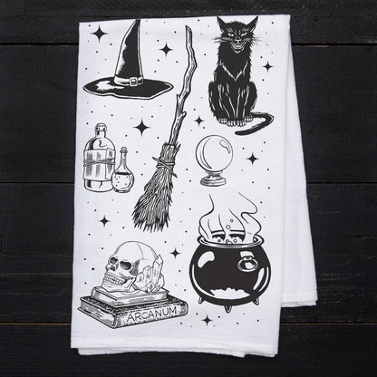 Spooky Halloween Flour Sack Towel