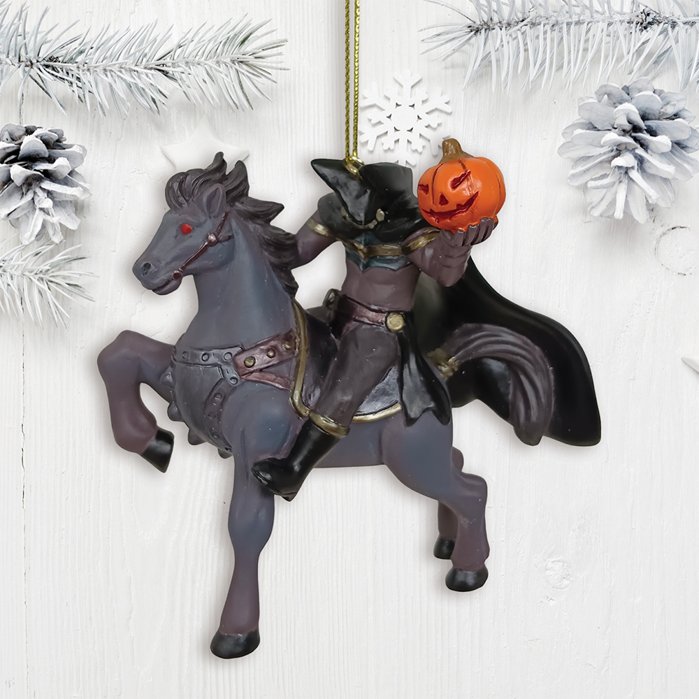 Headless Horseman Spooky Halloween Ornament