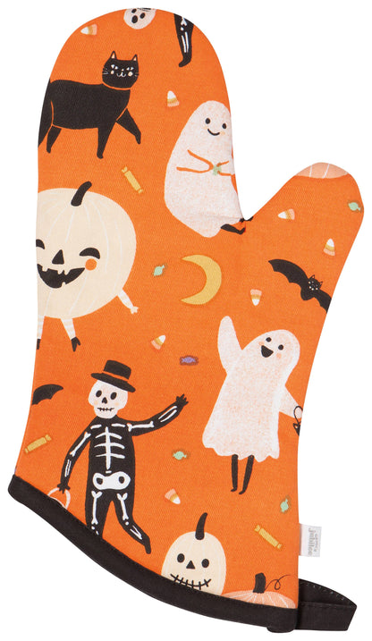 Boo Crew Halloween Oven Mitts Set of 2