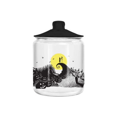 Nightmare Before Christmas Glass Snack Jar