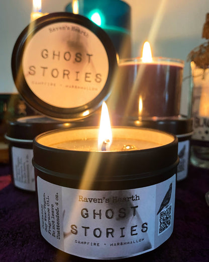 Ghost Stories Candle | Toasted Marshmallow Scent | Halloween