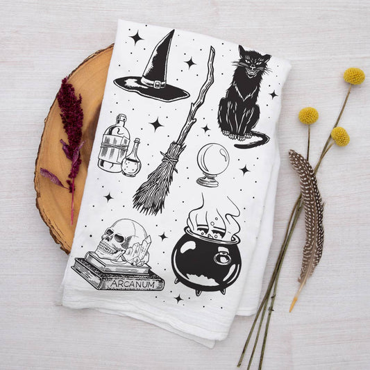 Spooky Halloween Flour Sack Towel