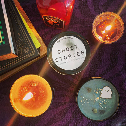 Ghost Stories Candle | Toasted Marshmallow Scent | Halloween