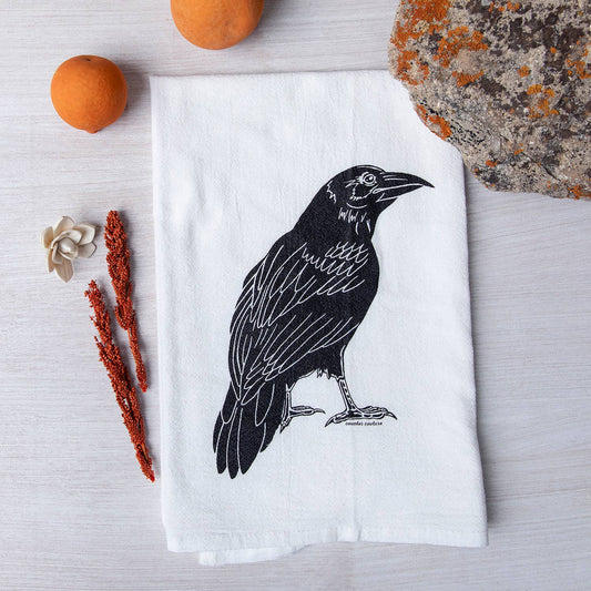 Raven Tea Towel
