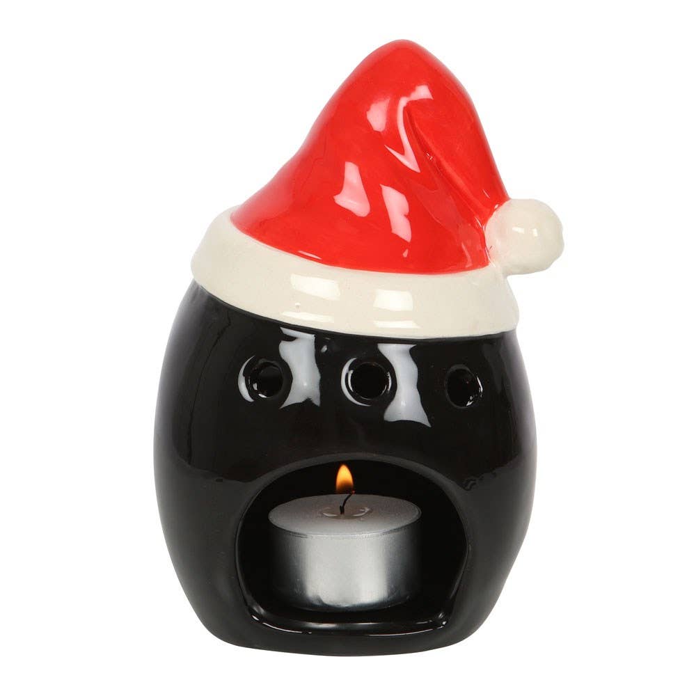 Seasons Creepings Christmas Skull Tealight Holder