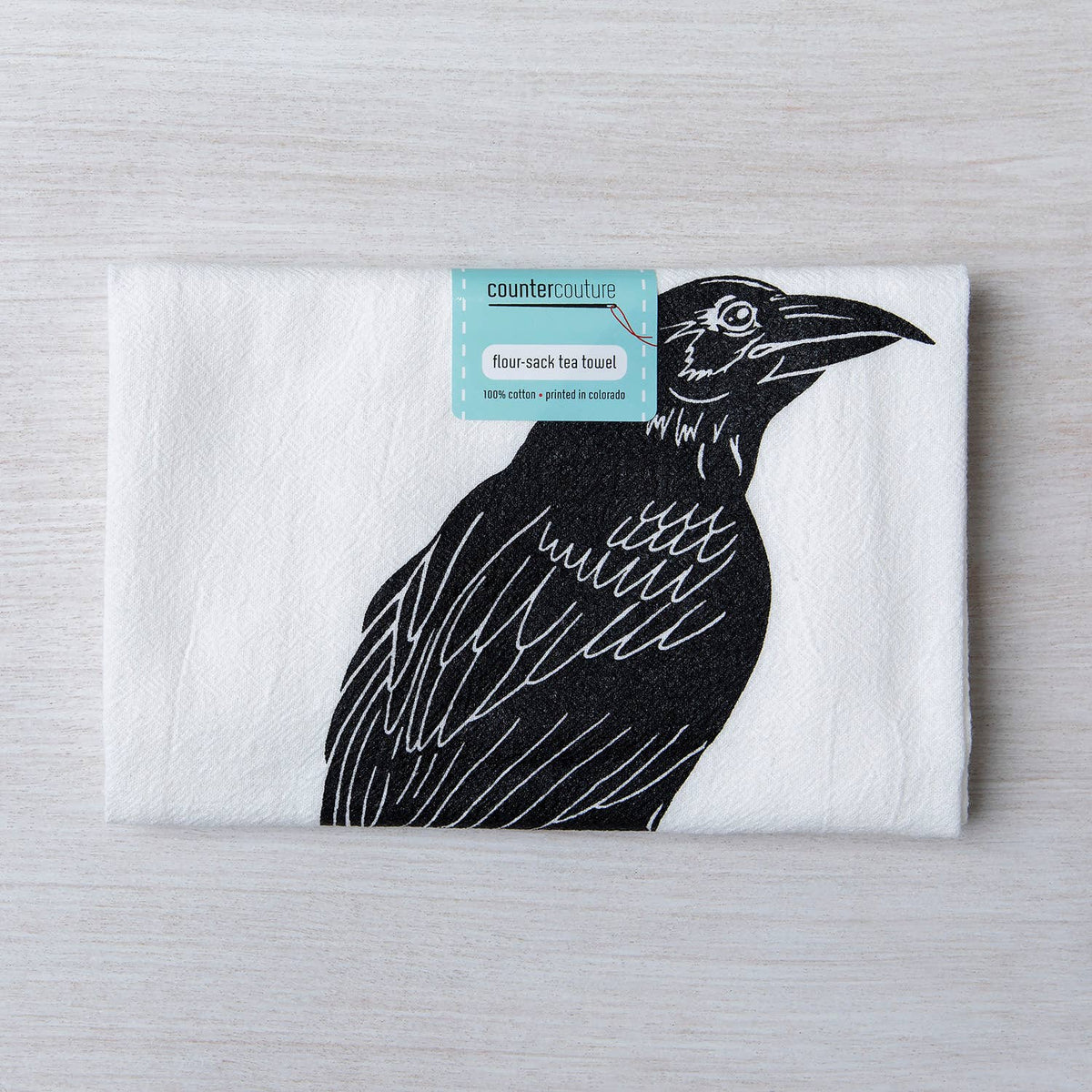 Raven Tea Towel