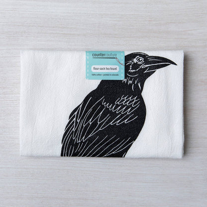 Raven Tea Towel