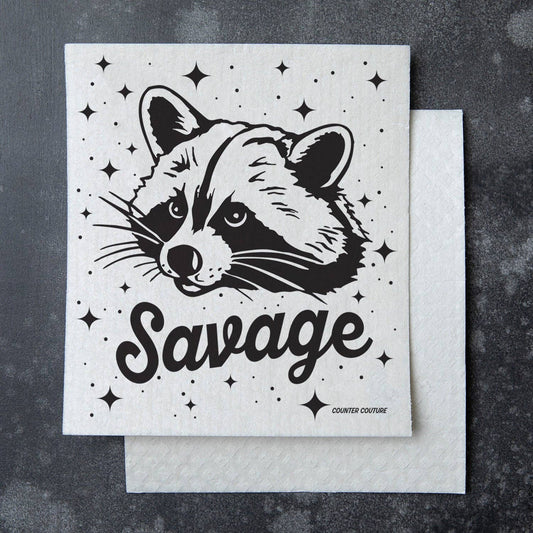 Raccoon Swedish Dish Cloth