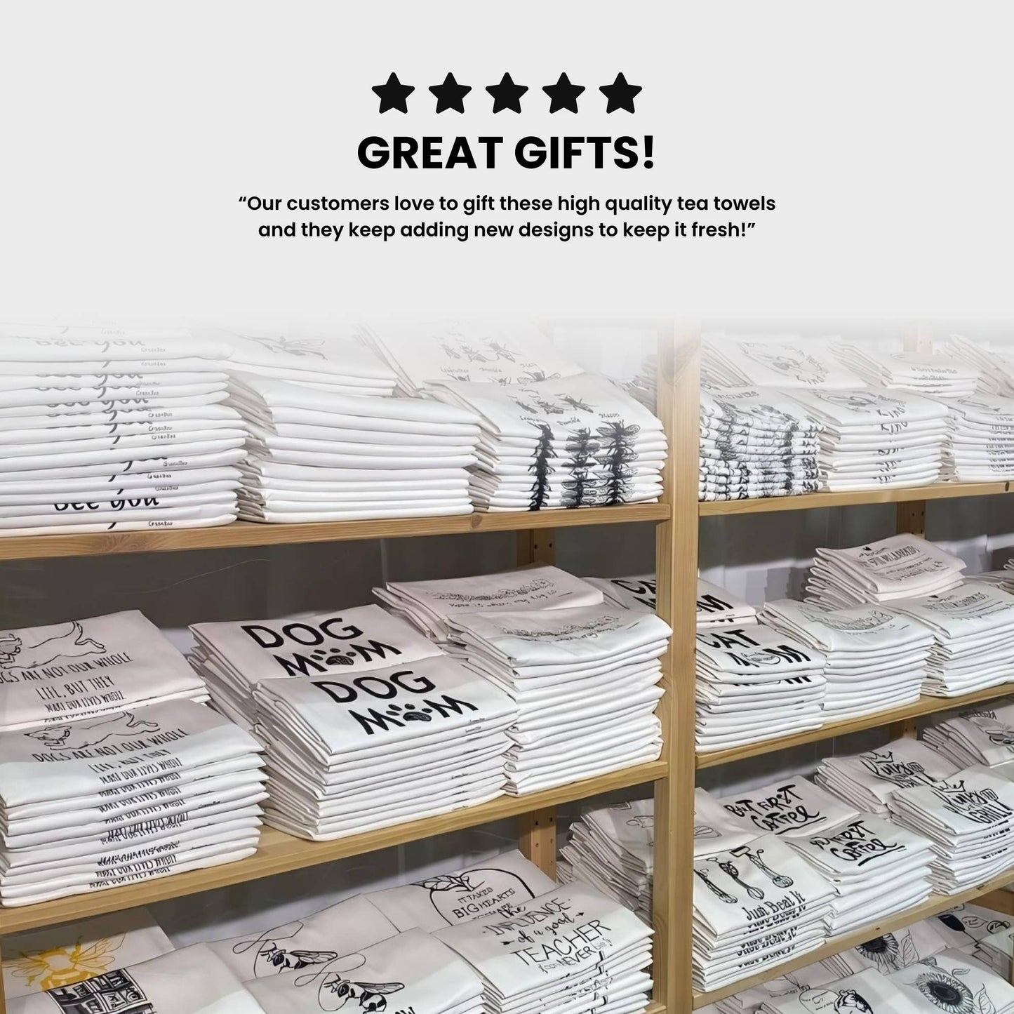 Funny Cat Kitchen Towel | Tea Towel | Christmas Dish Towel