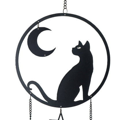 Moon Grazer Metal Hanging Outdoor Decoration