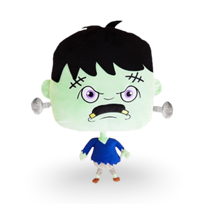 18" Halloween Decor, Plush Pillow - Frankenstein