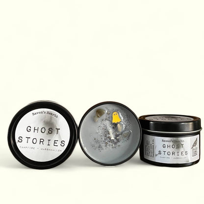 Ghost Stories Candle | Toasted Marshmallow Scent | Halloween