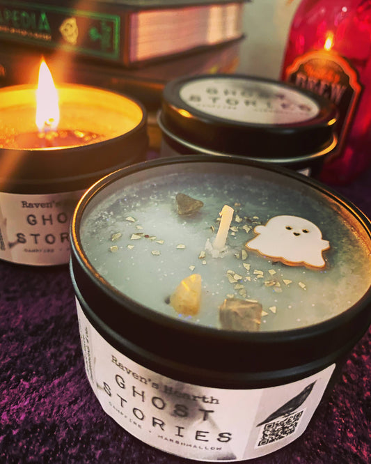 Ghost Stories Candle | Toasted Marshmallow Scent | Halloween