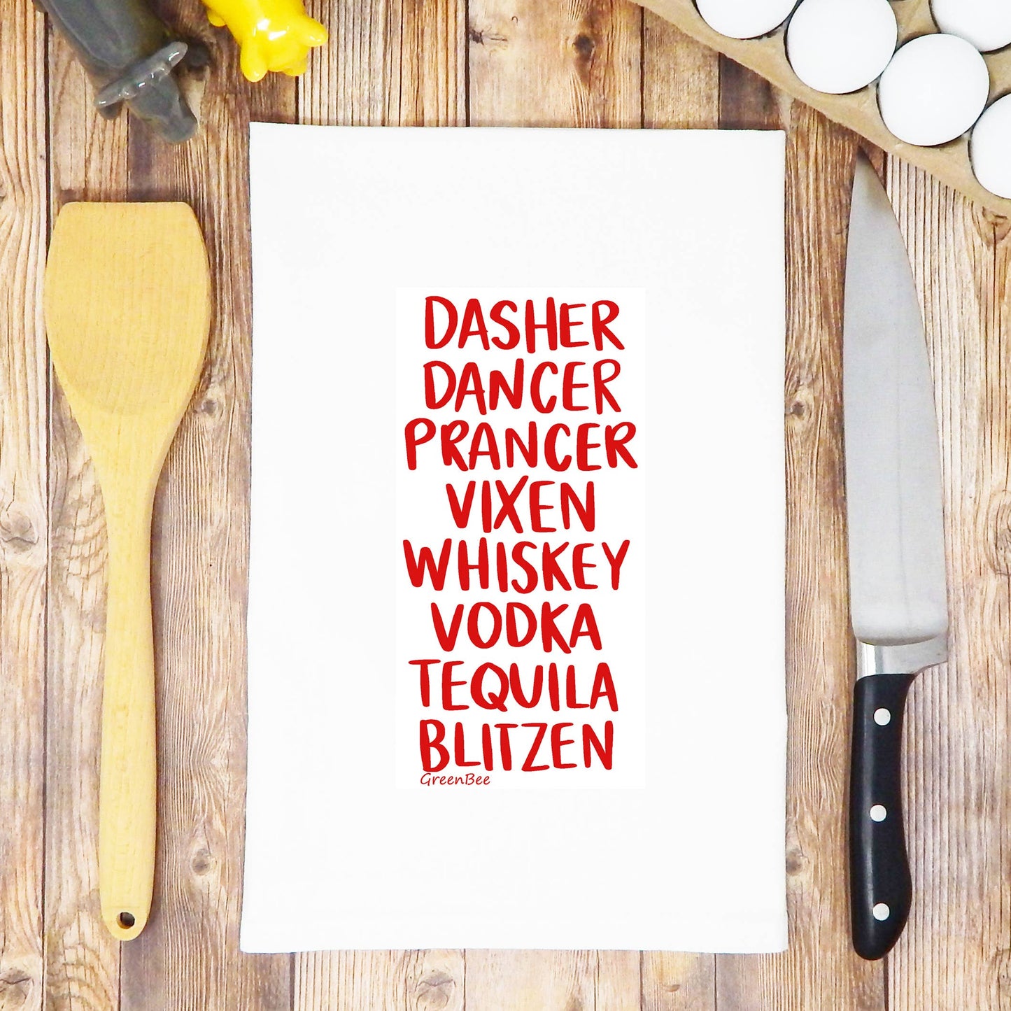 Festive Kitchen Tea Towel