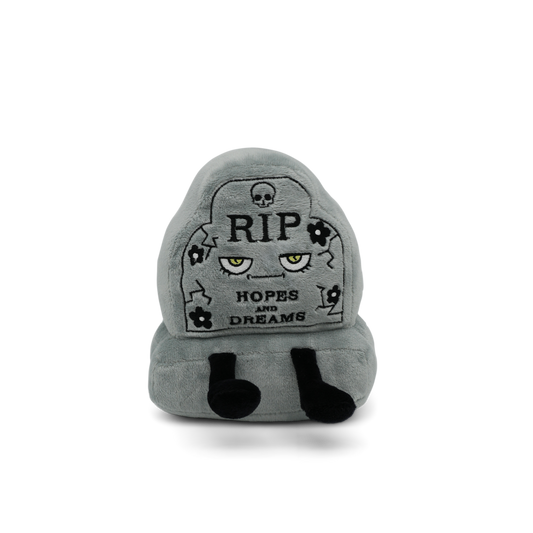 “RIP Hopes and Dreams” Headstone Plush - Halloween & Horror