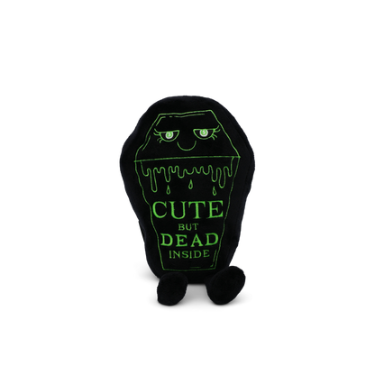 “Cute But Dead Inside” Coffin Horror Halloween Plushies