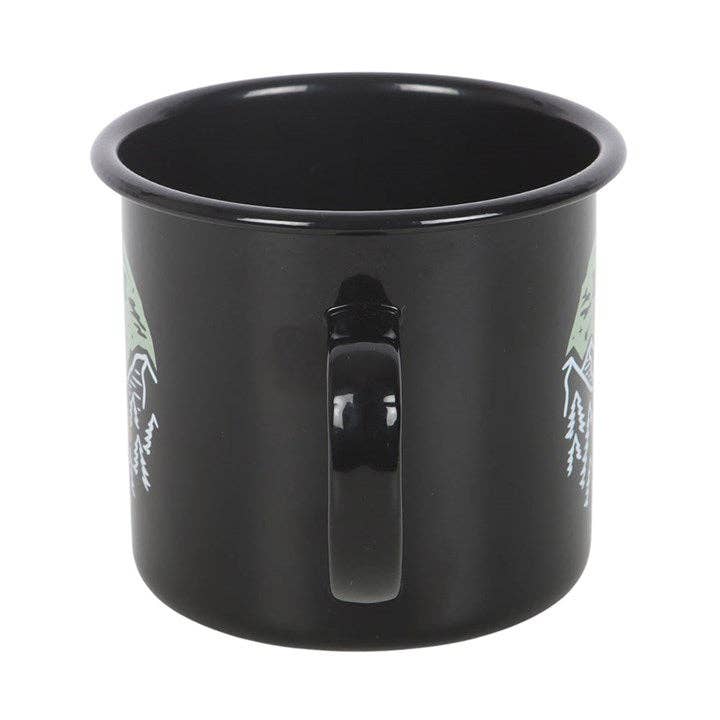 Bigfoot Search Team Enamel Mug