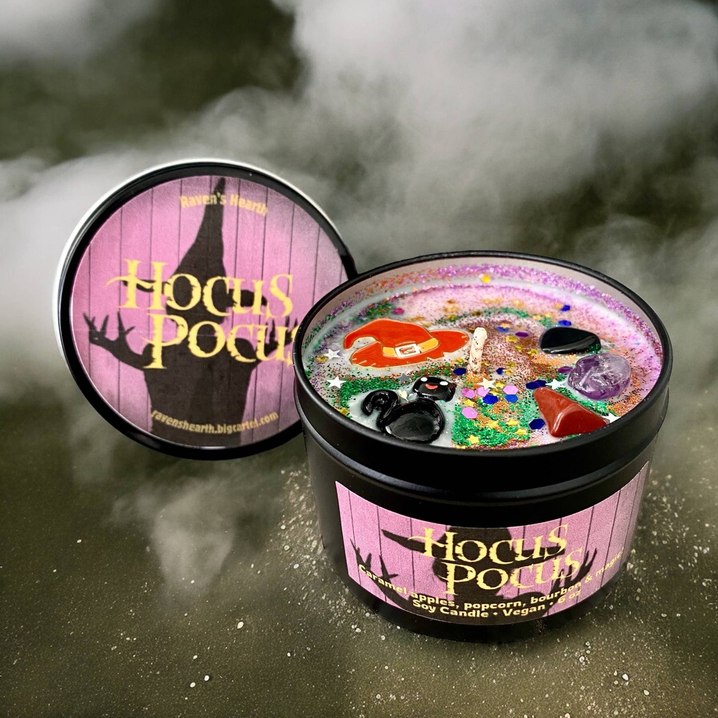 Hocus Pocus Candle |  Caramel Apples & Bourbon Scent | Fall