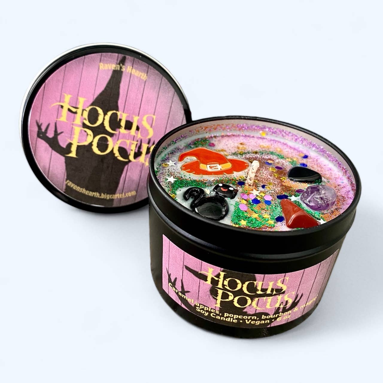 Hocus Pocus Candle |  Caramel Apples & Bourbon Scent | Fall